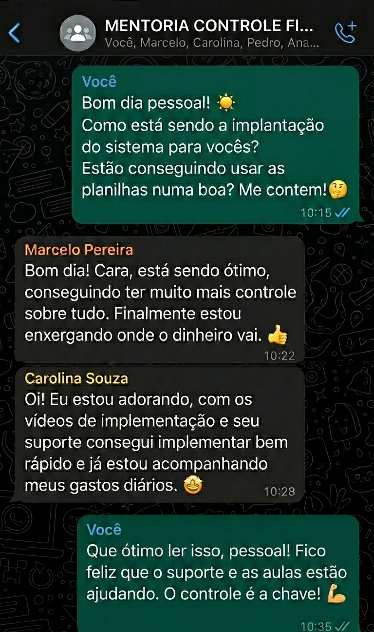 Depoimento de aluno do Sensei dos Negócios