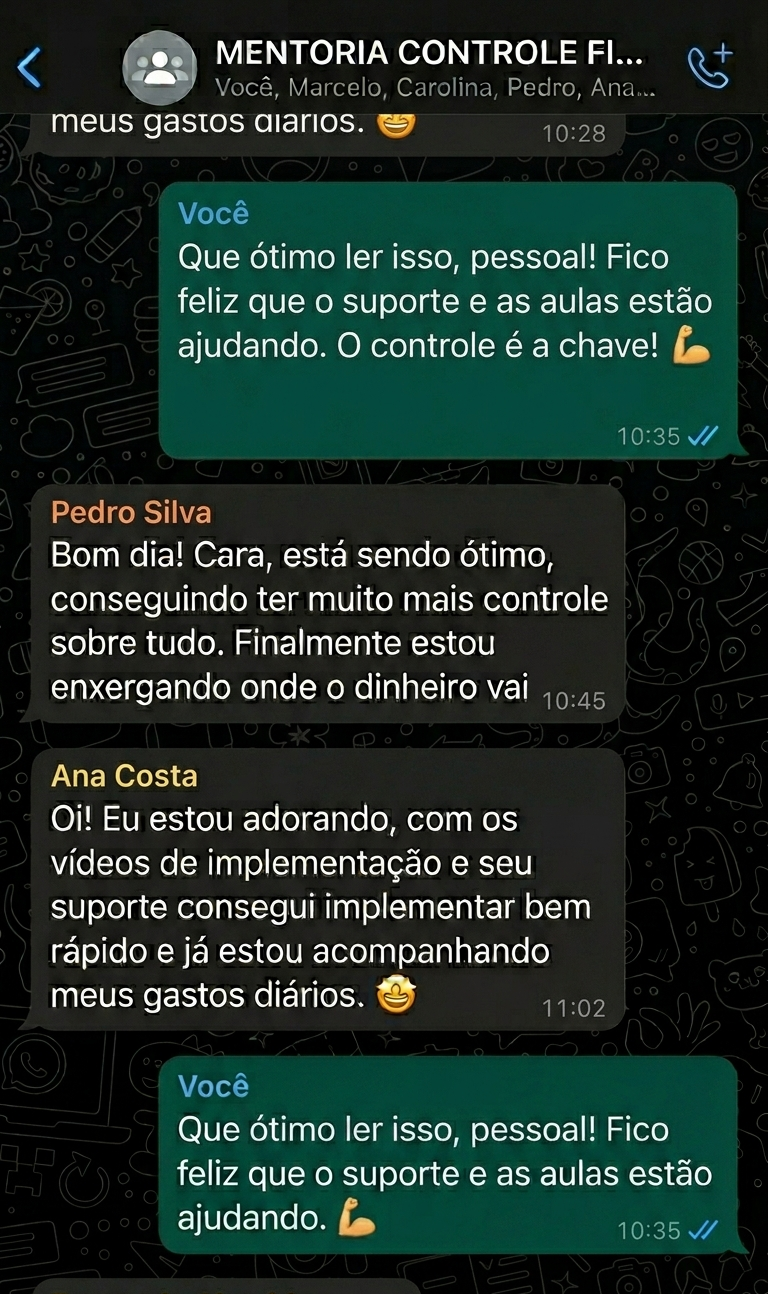 Depoimento de aluno do Sensei dos Negócios